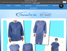 Tablet Screenshot of dispromedmk.com